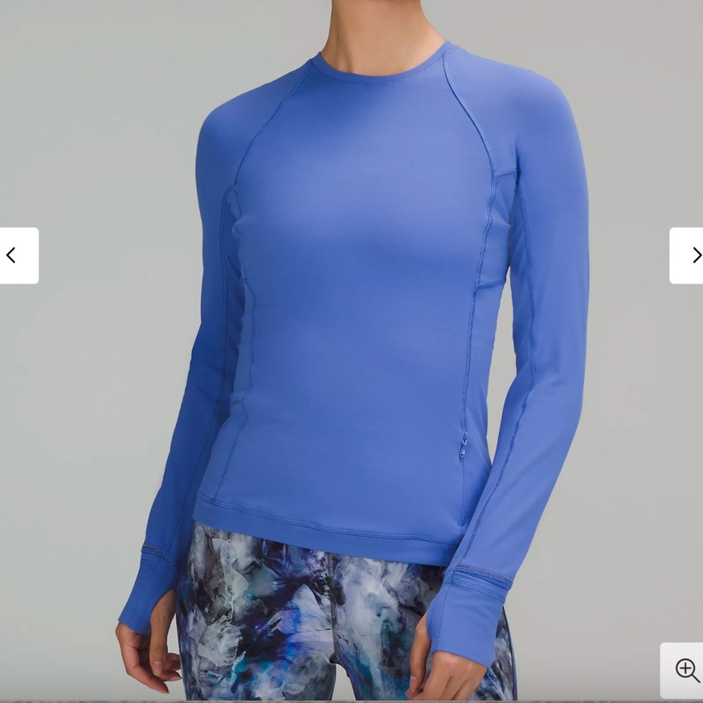 Lululemon It’s Rulu Long Sleeve Short (wild indigo)